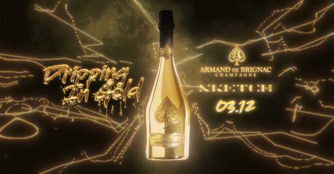 DRIPPING IN GOLD – Armand De Brignac Party x Chromatic x Oskar x Pablo Albino x MWT