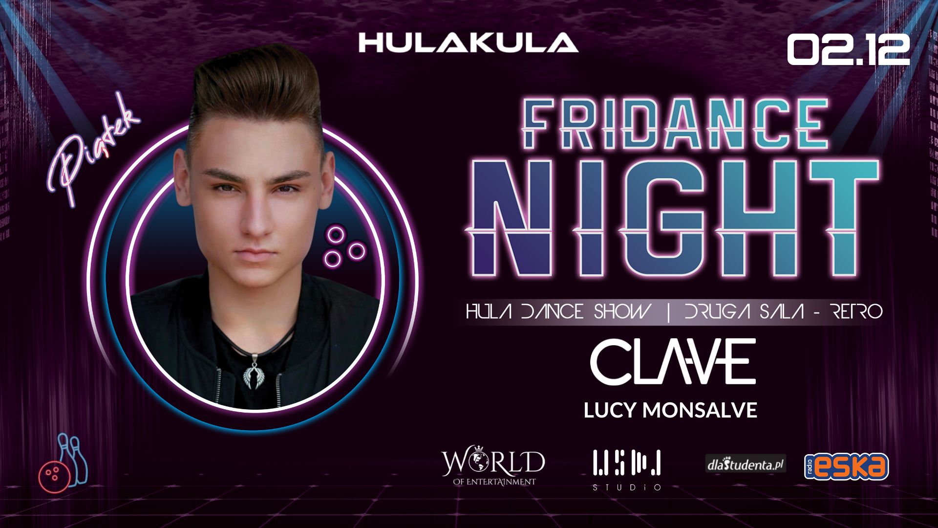 FRIDANCE NIGHT | CLAVE | 02.12 | LISTA FB FREE