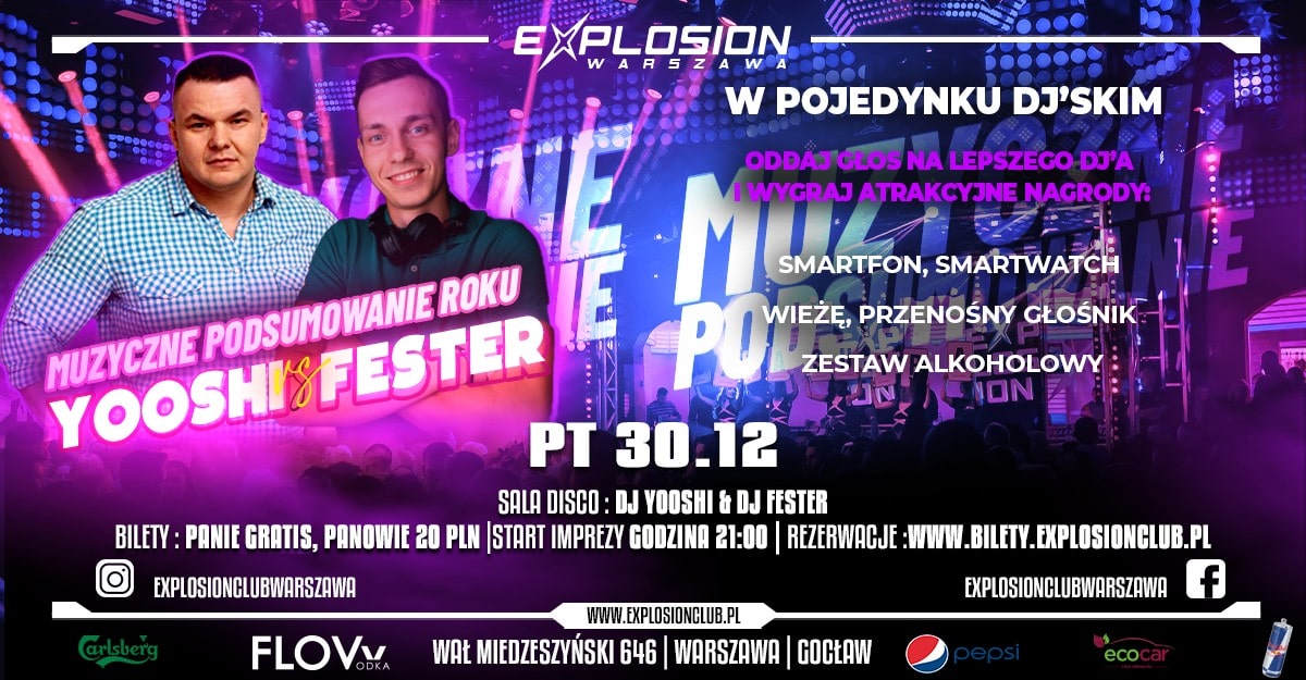 Muzyczne Podsumowanie Roku – Bitwa DJ’ska YOOSHI vs FESTER