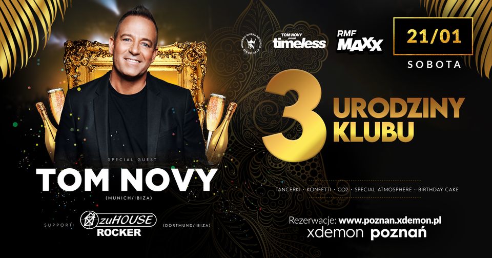 3 urodziny klubu X Demon Poznań- TOM NOVY