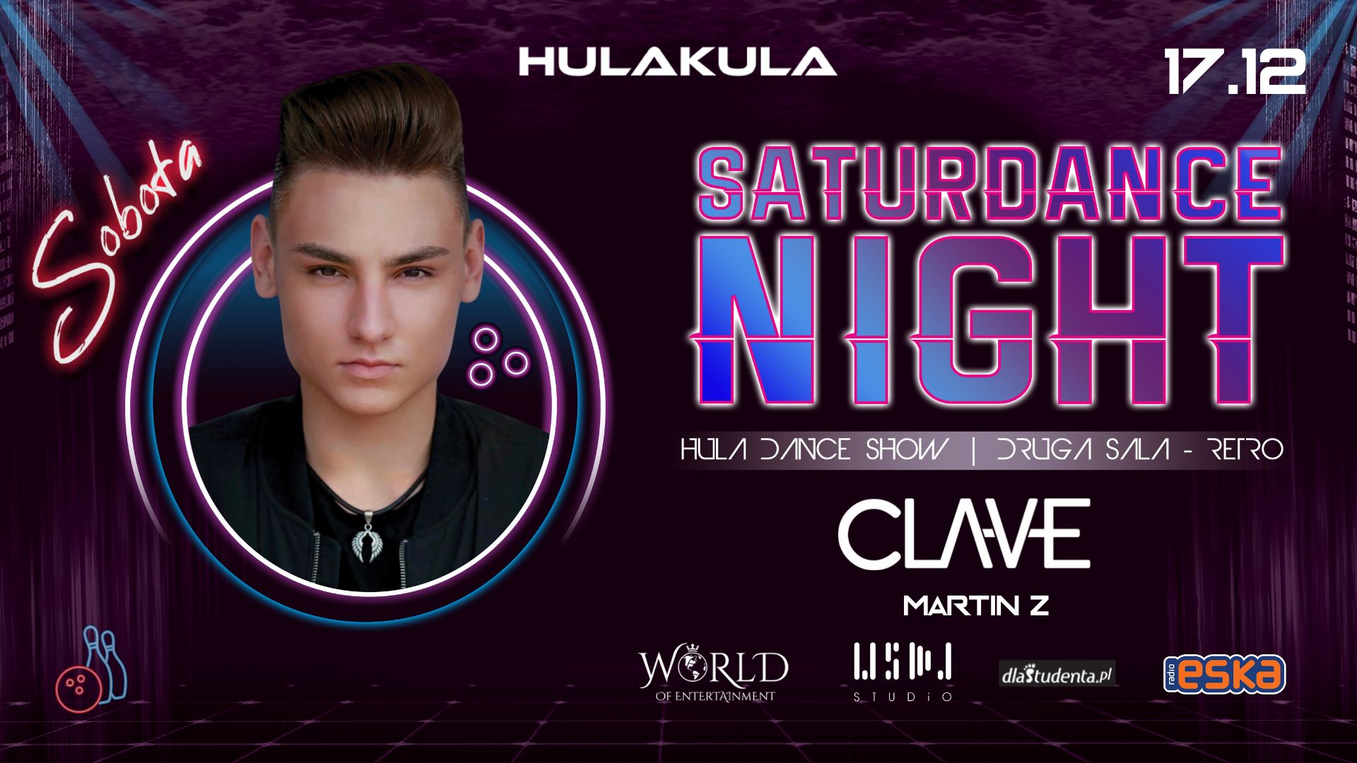 SATURDANCE NIGHT | CLAVE | 17.12 | Hulakula