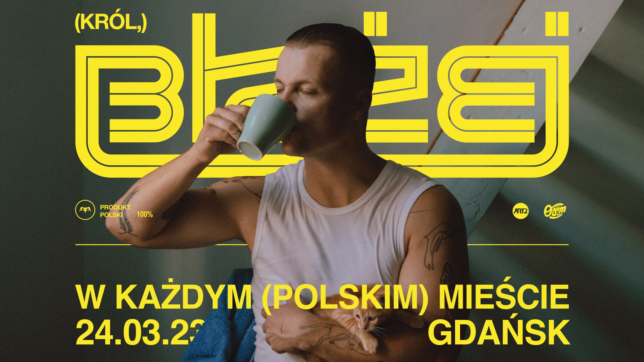 „W każdym (polskim) mieście” – Gdańsk, Stary Maneż – 24.03.2023 – koncert Błażeja Króla