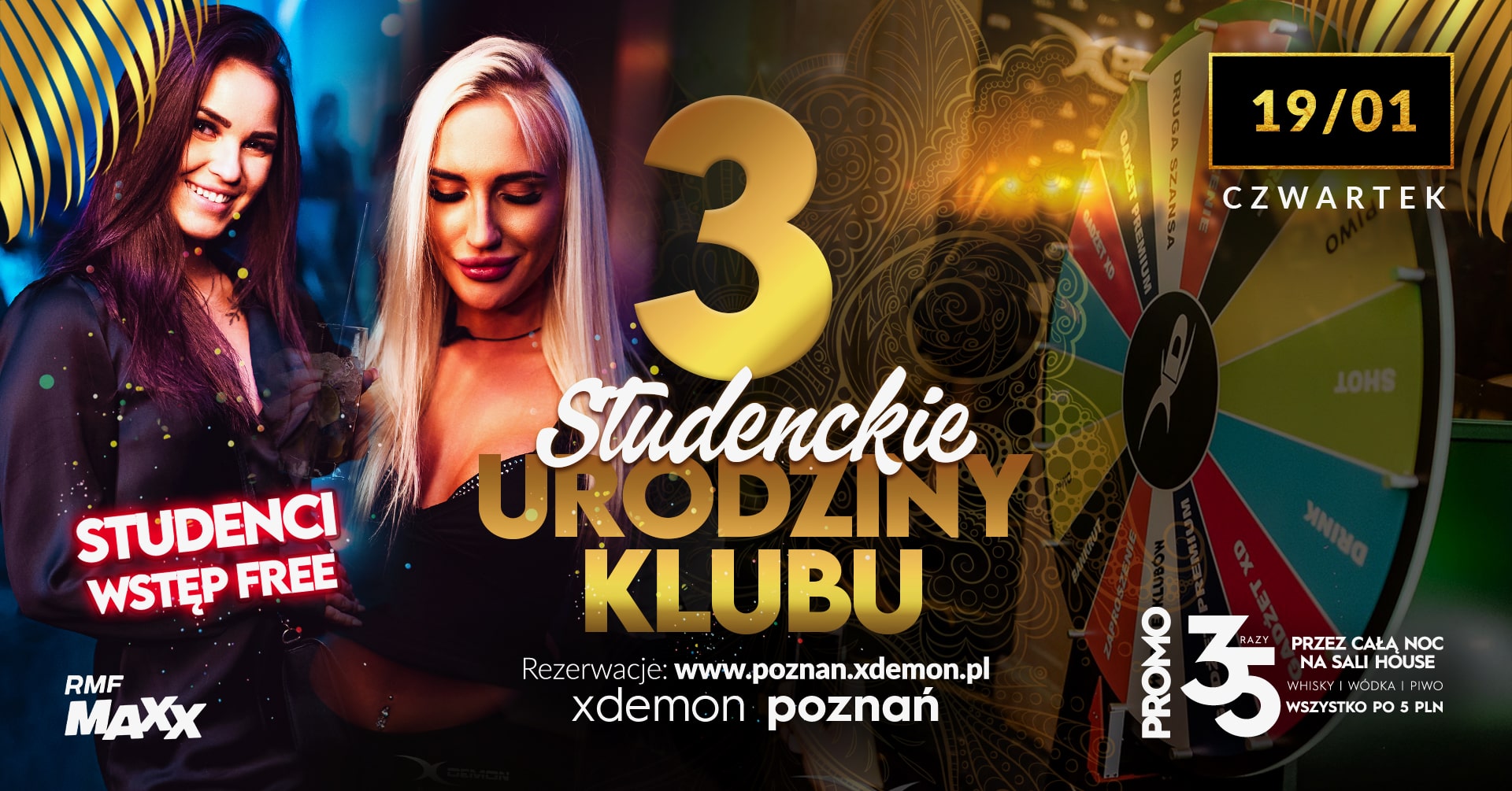 3 Studenckie Urodziny Klubu!