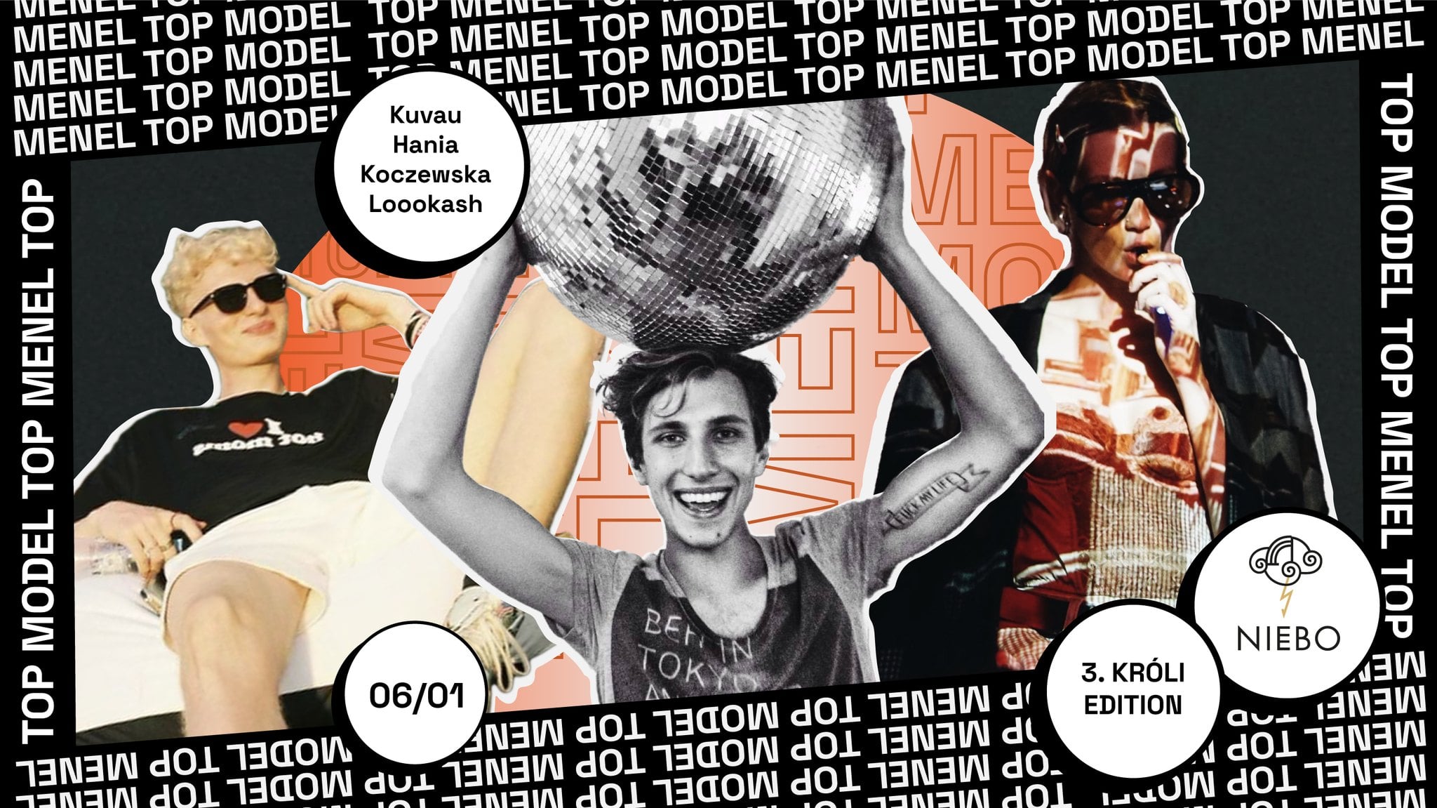 Top Model, Top Menel. 3 Króli Edition | lista FB