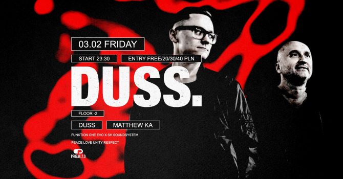 Resident’s Night: DUSS & Matthew Ka | Prozak 2.0