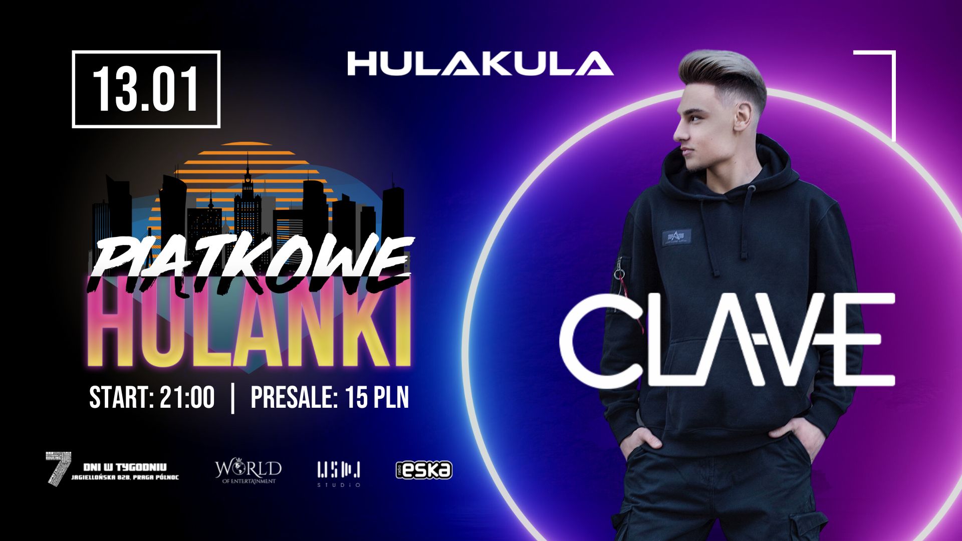 PIĄTKOWE HULANKI | CLAVE | 13.01