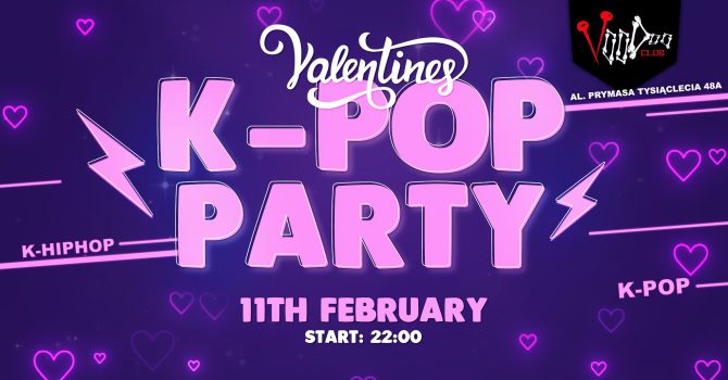 K-POP PARTY by UNBUFFALO | Valentine’s Day Edition | 11.02.2023 | Warszawa