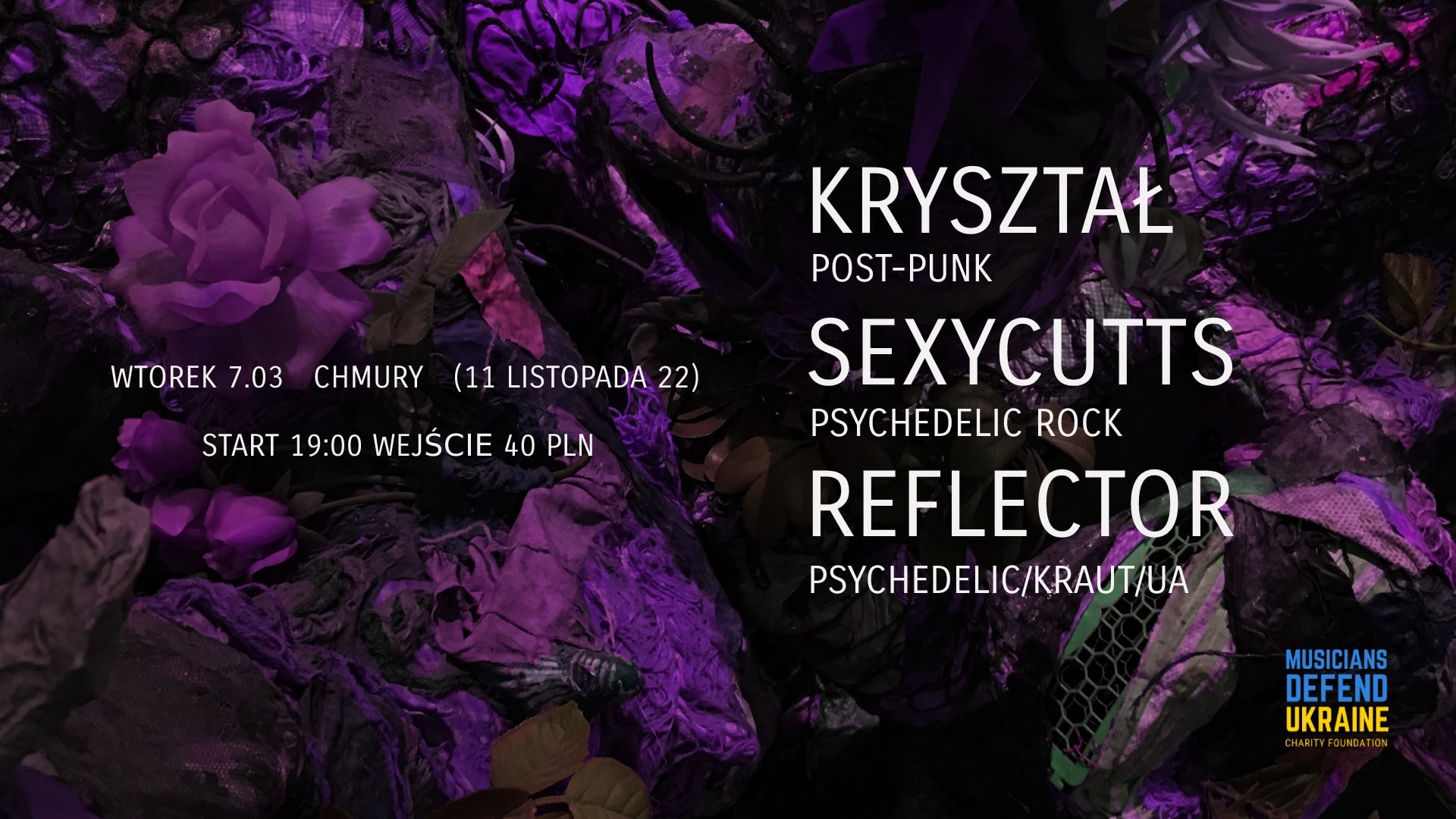 Kryształ, Reflector, SexyCutts / 7.03 / Warszawa, Chmury