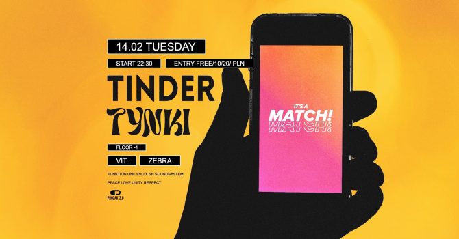 Tindertynki: No Match = 50% OFF | Prozak 2.0