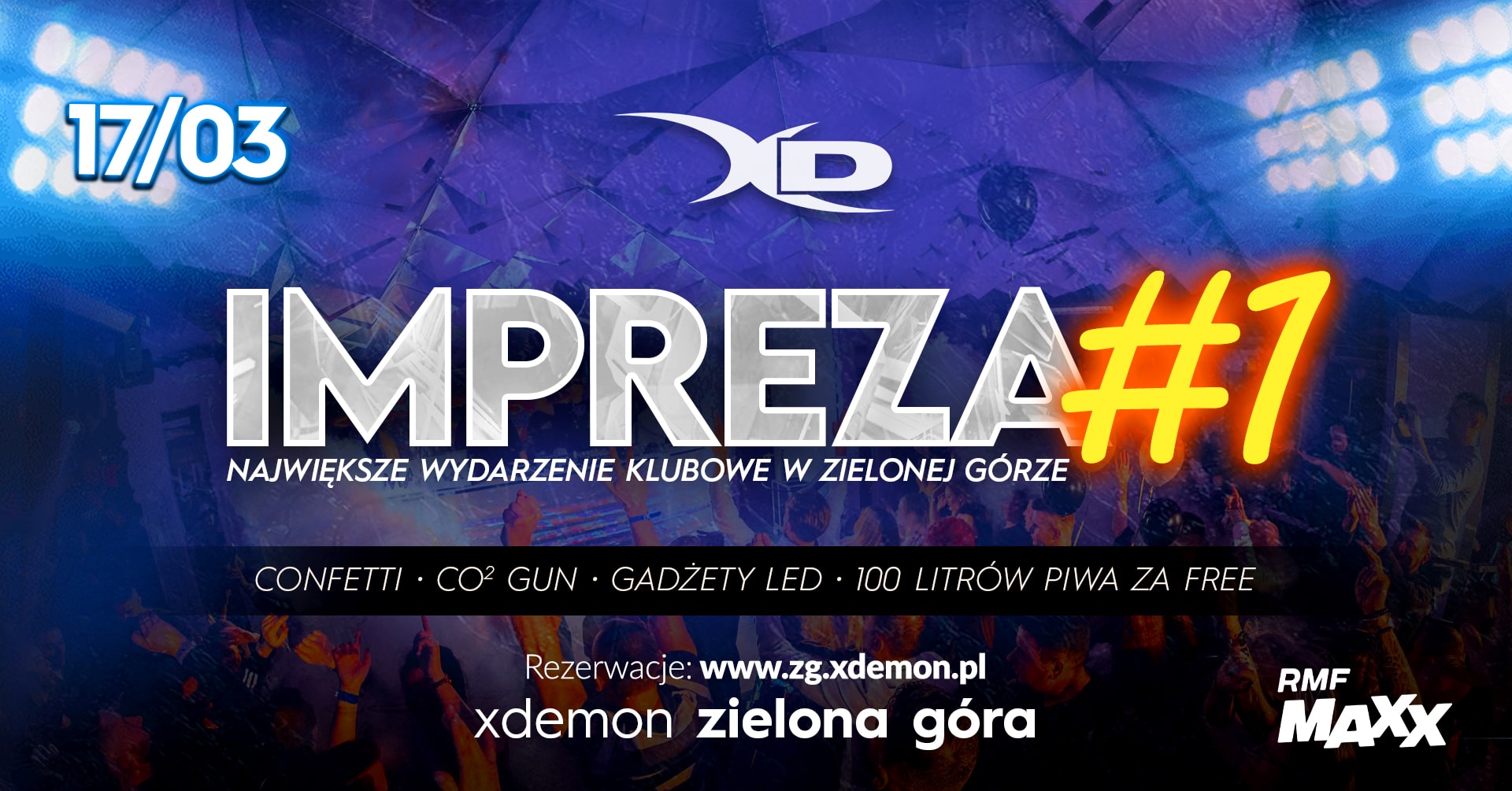 IMPREZA #1 // CO2 // CONFETTI // PIROTECHNIKA