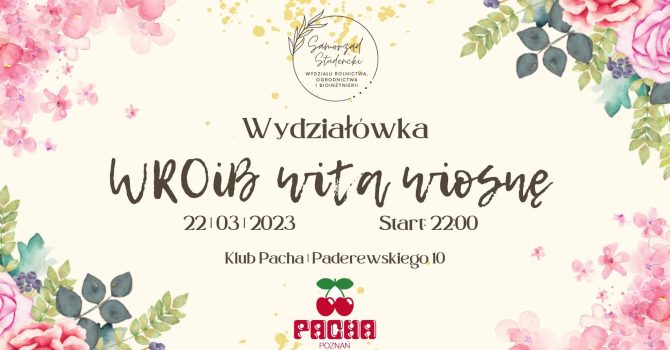 WROiB wita wiosnę | Wydziałówka WROiB