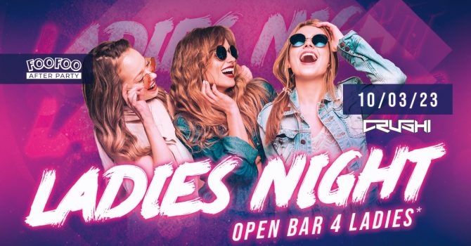 Ladies Night | Open Bar 4 Ladies | After Party po Rap Stage – Zeus, VNM, Tetris