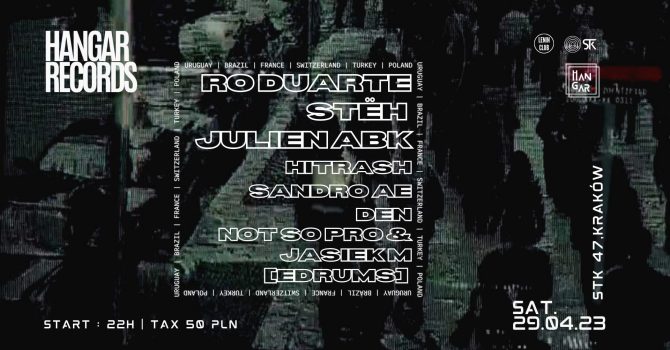 HANGAR w. RO DUARTE | STEH | JULIEN ABK