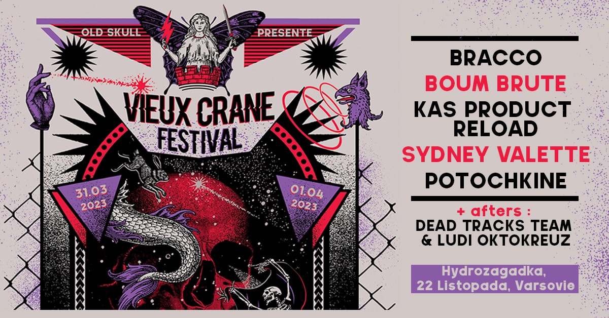 VIEUX CRANE – festiwal frankofonii #2 Old Skull – post punk, new wave, synth, electro