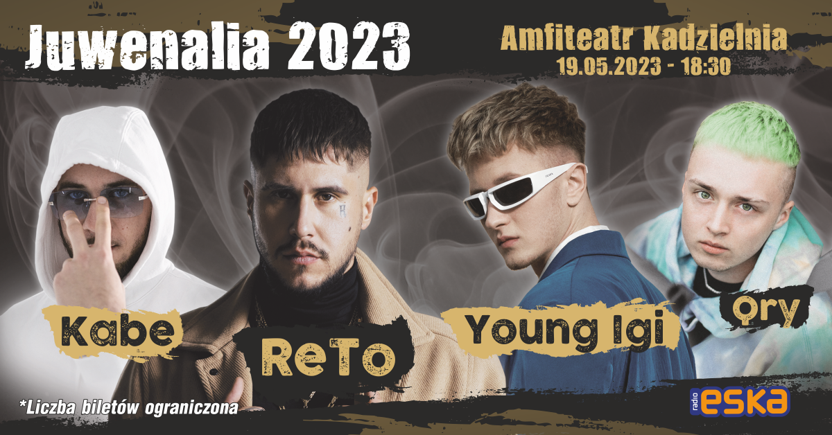 Juwenaliowy Koncert Artystów: Qry, Kabe, Young Igi, ReTo