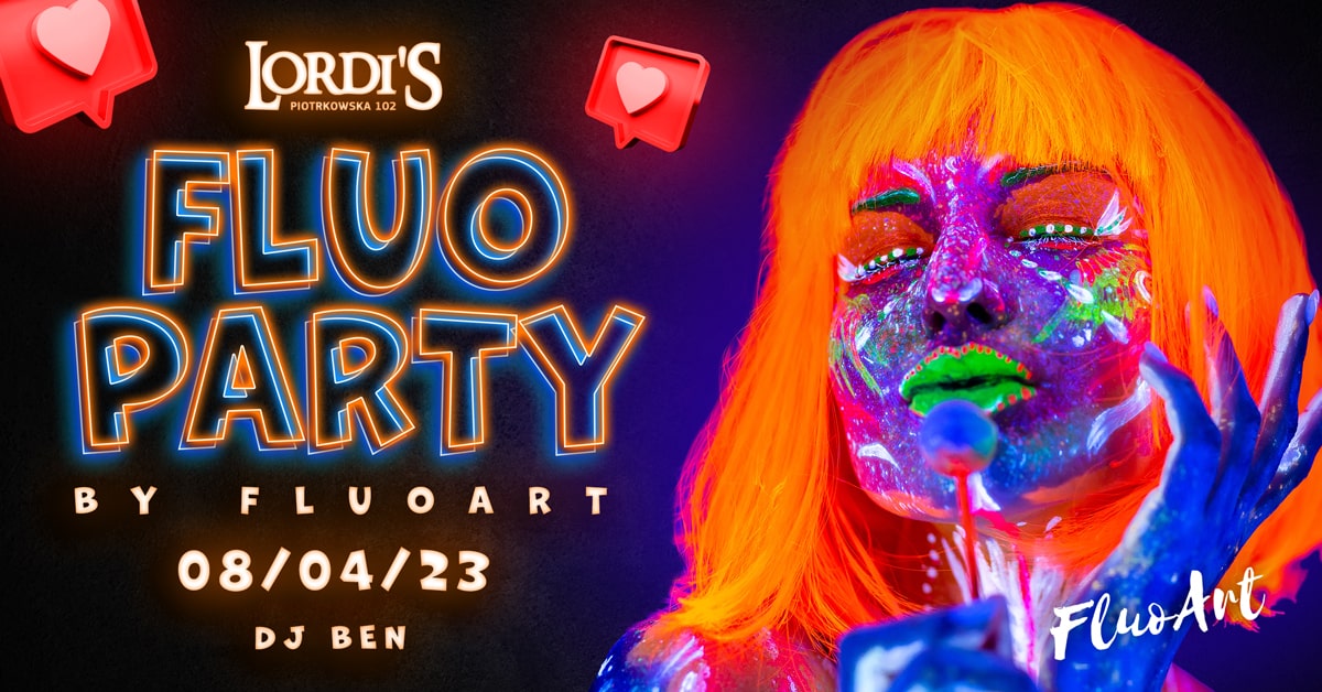 Fluo Party | Sobota 08.04 | DJ Ben
