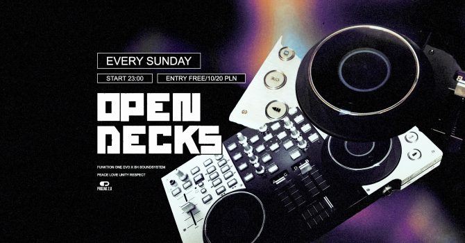 OPEN DECKS: Sundays at Prozak 2.0 (Redbull Promo) Prozak 2.0