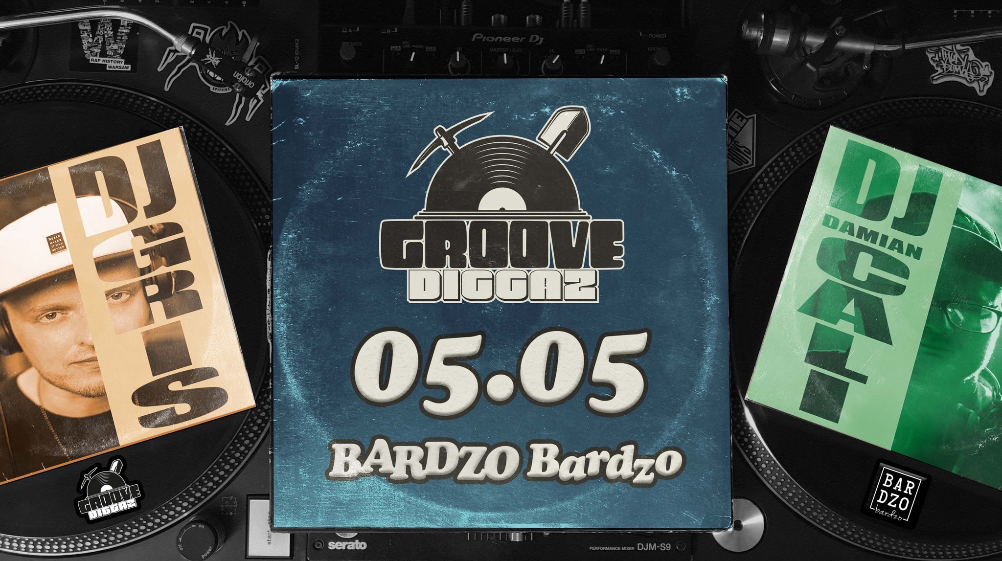 VinyLove piątki: GROOVE DIGGAZ (DJ Gris x DJ Damian Cali)