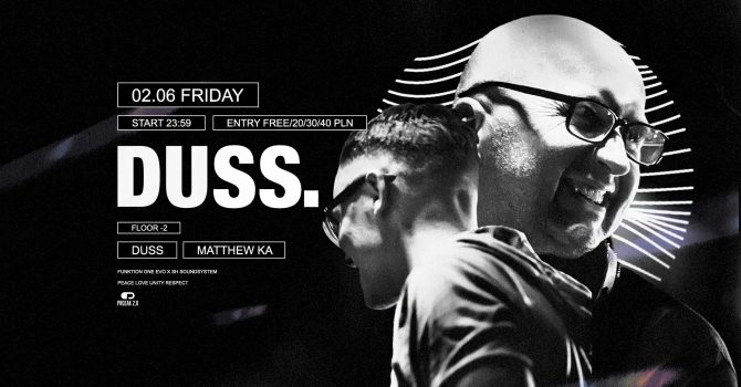 Resident’s Night: DUSS & Matthew Ka | Prozak 2.0