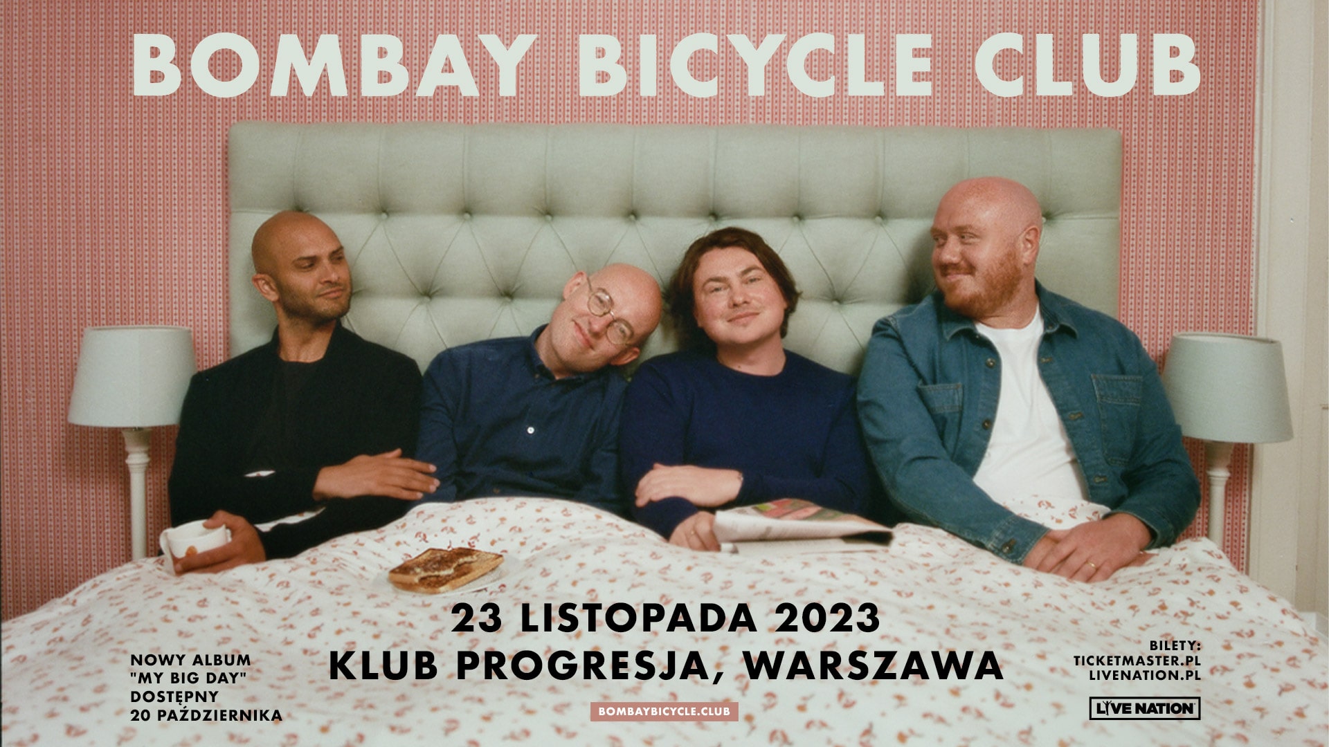 Bombay Bicycle Club – Klub Progresja, Warszawa, 23.11.2023