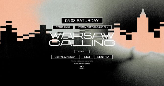Warsaw Calling: Cyryl (J1), Gigi, Senthia | Prozak 2.0
