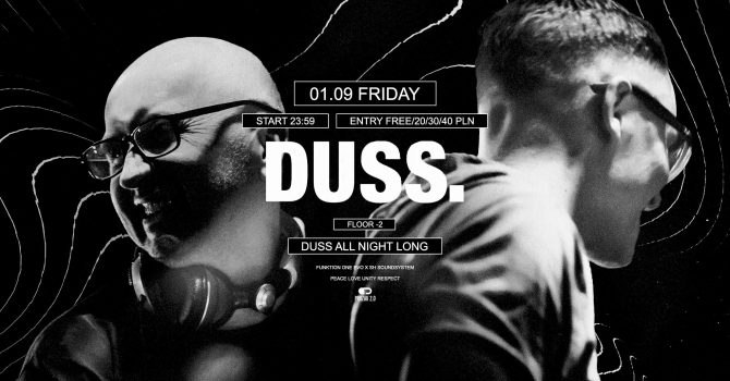 Resident’s Night: DUSS ((all night long)) | Prozak 2.0