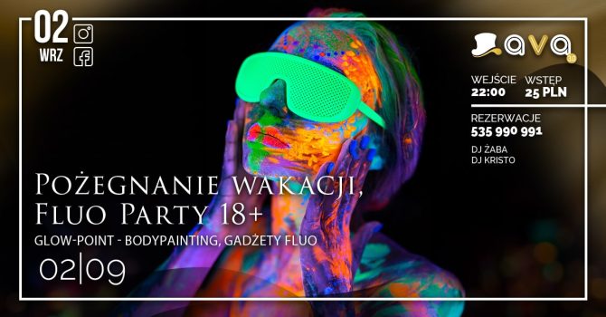 Pożegnanie wakacji | Fluo Party 18+