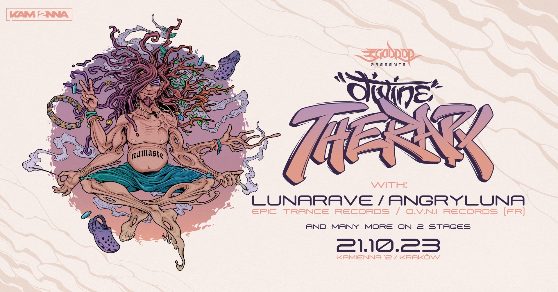 Egodrop Divine Therapy w/ LUNARAVE & ANGRYLUNA (OVNI RECORDS)
