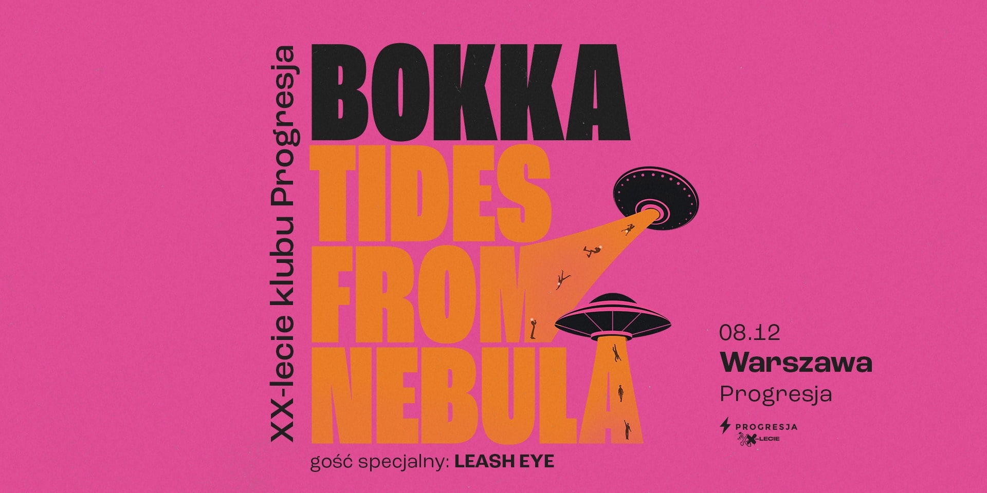 XX-lecie Progresji | BOKKA + Tides From Nebula | 8.12.2023