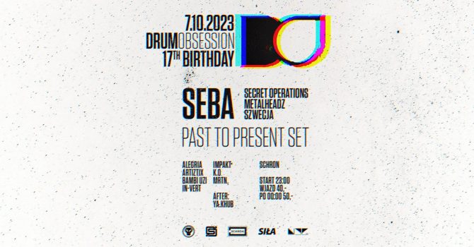 DrumObsession 17th Birthday with SEBA (Past To Present set)