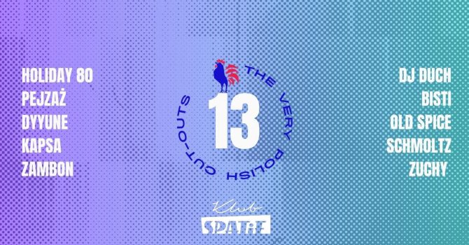 13 URODZINY THE VERY POLISH CUT OUTS