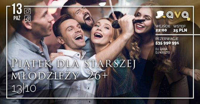 Piątek dla starszej młodzieży 26+