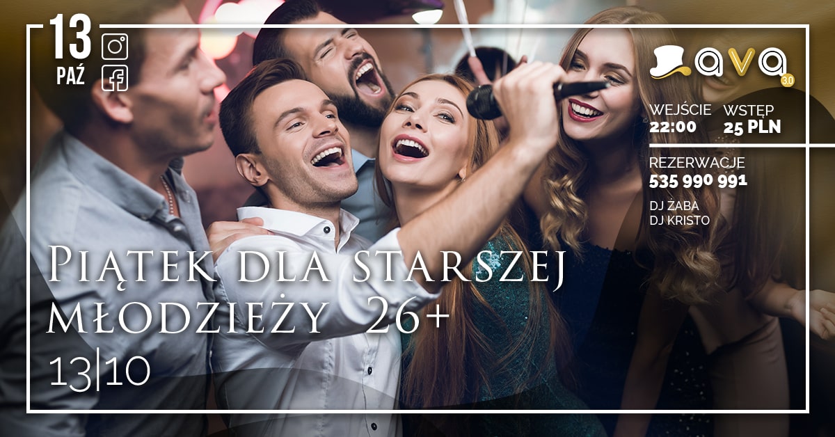 Piątek dla starszej młodzieży 26+