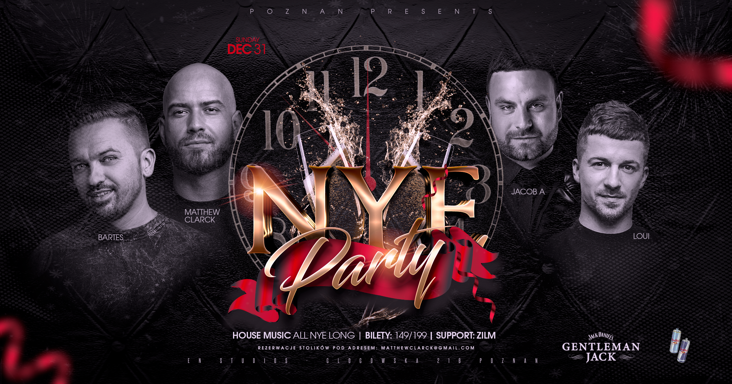 SYLWESTER 2023 – BARTES, LOUI, MATTHEW CLARCK, JACOB A