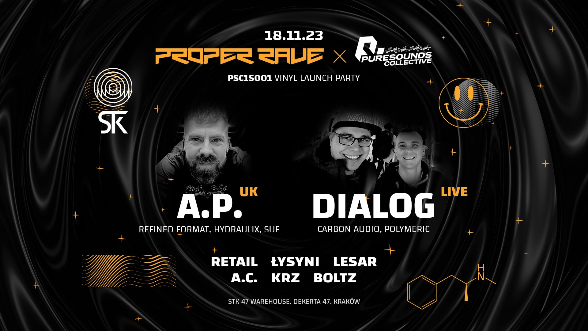 Pure Sounds X PROPER RAVE: A.P. (UK), DIALOG (Live)
