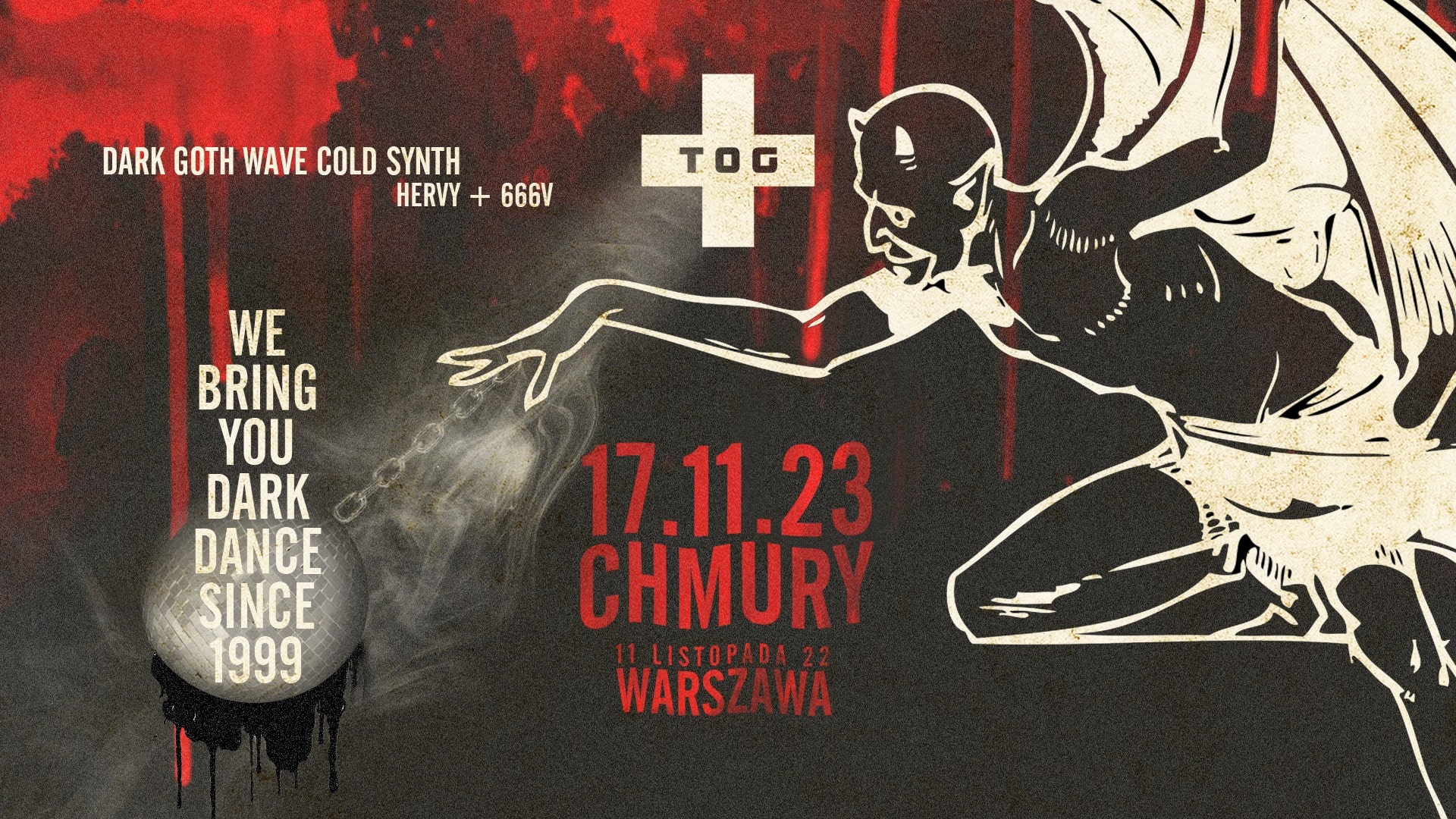 TOG – dark goth wave synth // 17.11 // Chmury // Warszawa