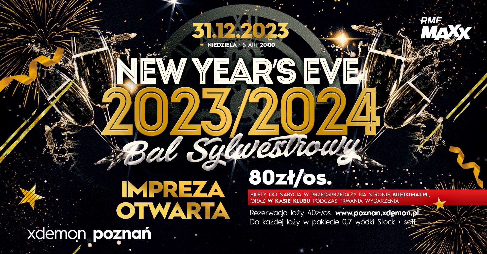 New Year’s Eve – Sylwester 2023/2024 | Pozna艅