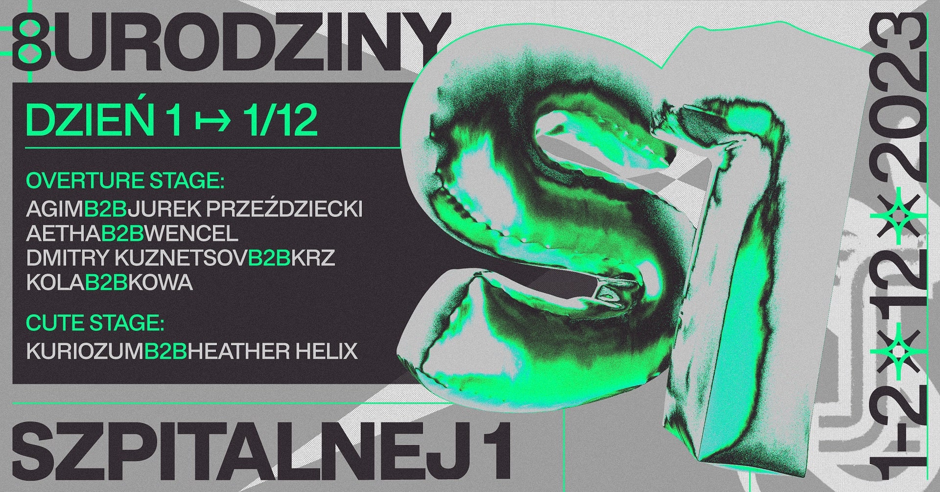8. URODZINY SZPITALNEJ 1 x DZIEŃ PIERWSZY