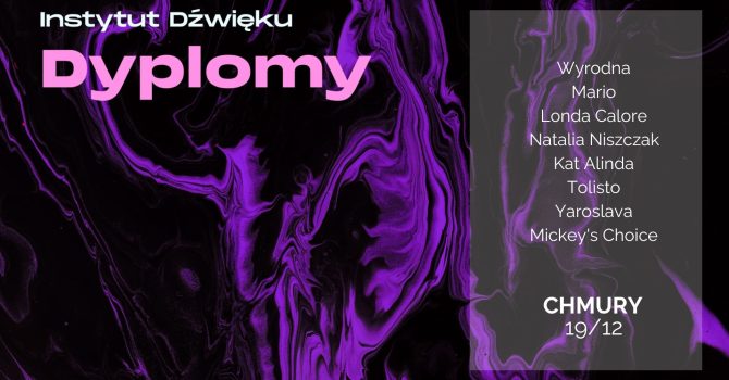 Instytut Dźwięku : Dyplomy