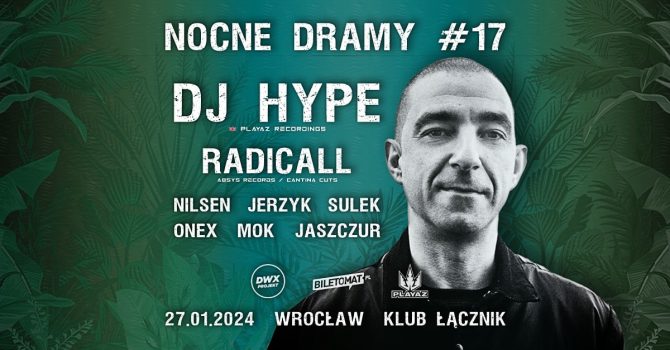 Nocne Dramy #17 | DJ HYPE (Jungle & Classic dnb set) | Klub Łącznik