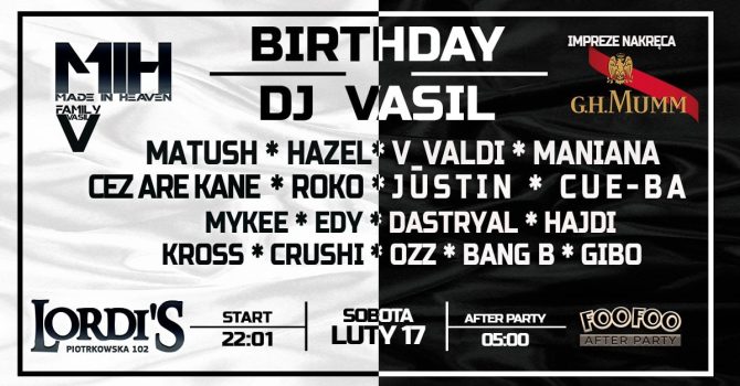 Dj Vasil B-day Party | Hazel | V-Valdi | Maniana | Cez Are Kane | Matush | Roko | Justin&More