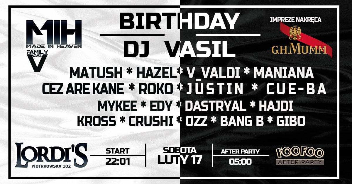 Dj Vasil B-day Party | Hazel | V-Valdi | Maniana | Cez Are Kane | Matush | Roko | Justin&More