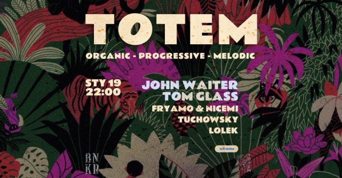 TOTEM #4 | 19.01.2024 | BNKR with John Waiter & Tom Glass (21+)