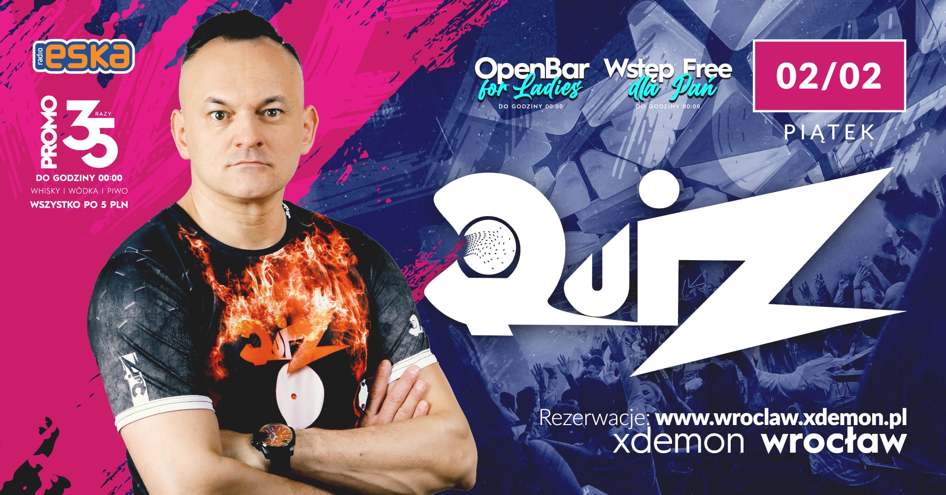 Special Guest: DJ Quiz // X-Demon Wrocław