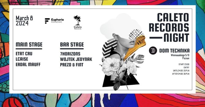 CALETO RECORDS NIGHT | DOM TECHNIKA