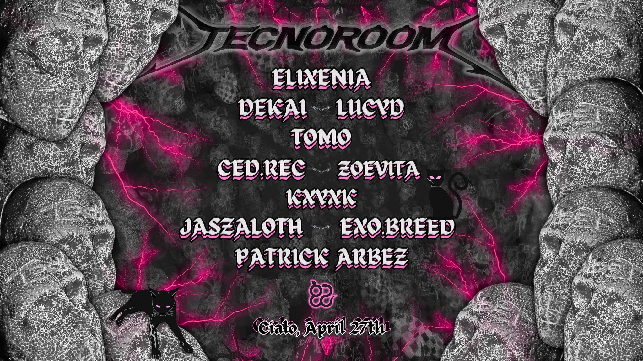 tecnoroom: nothing can make you panic | Ciało, April 27th