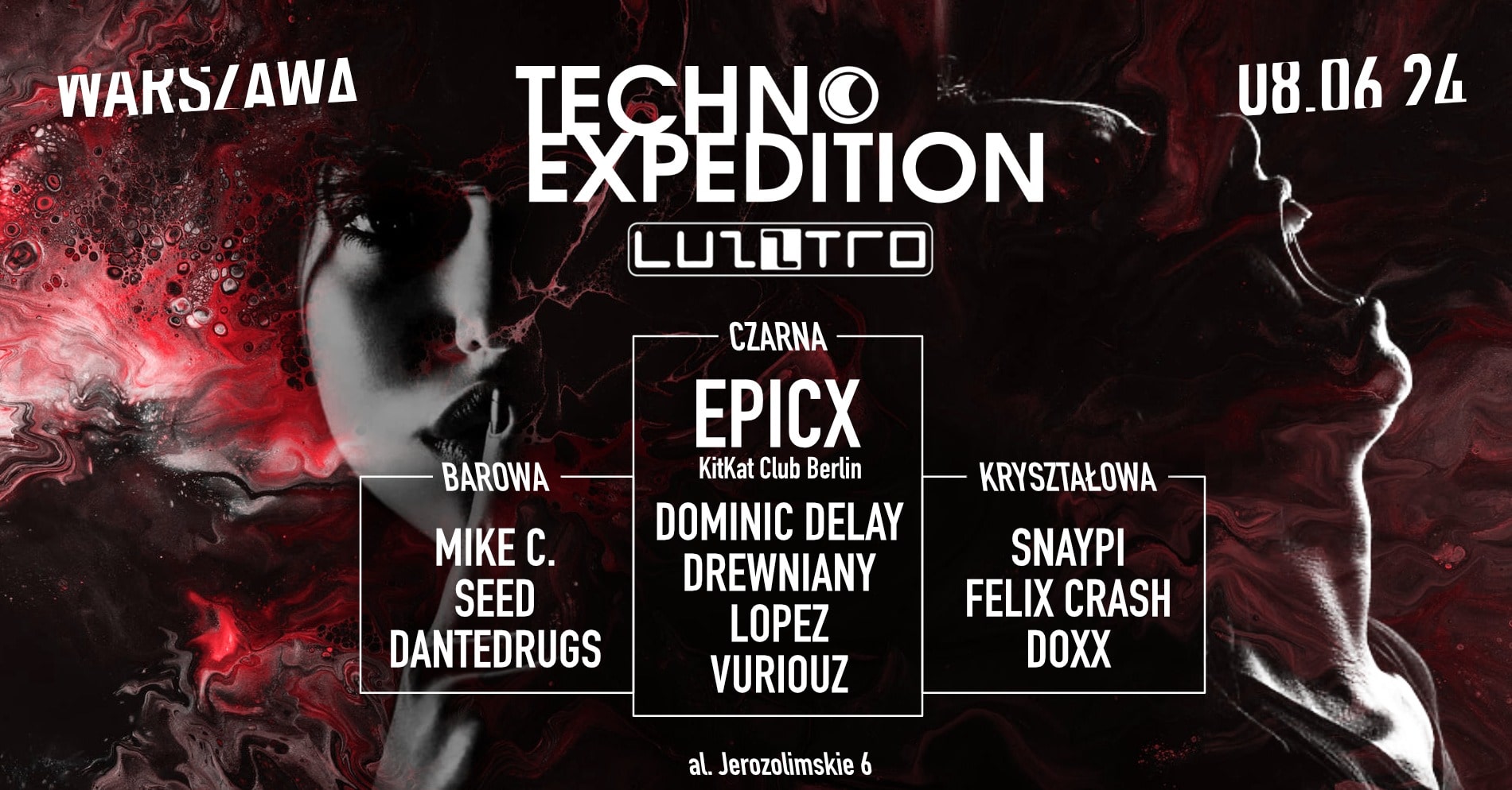 Techno Expedition w/ Epicx KitKat Club Berlin in Luzztro