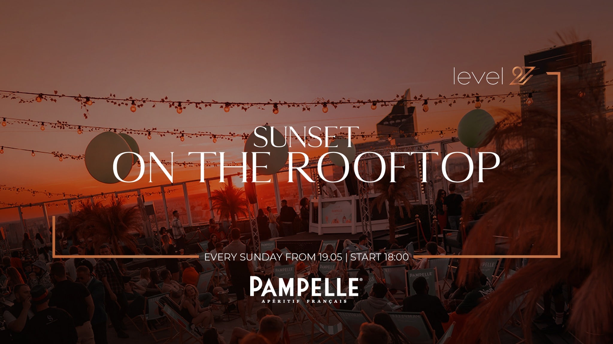 SUNSET ON THE ROOFTOP | SUNDAY CHILLOUT & DAY PARTY
