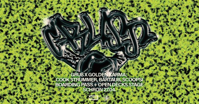 Gruß x Golden Karma: Cook Strummer, Bärtaub, Scoopsi