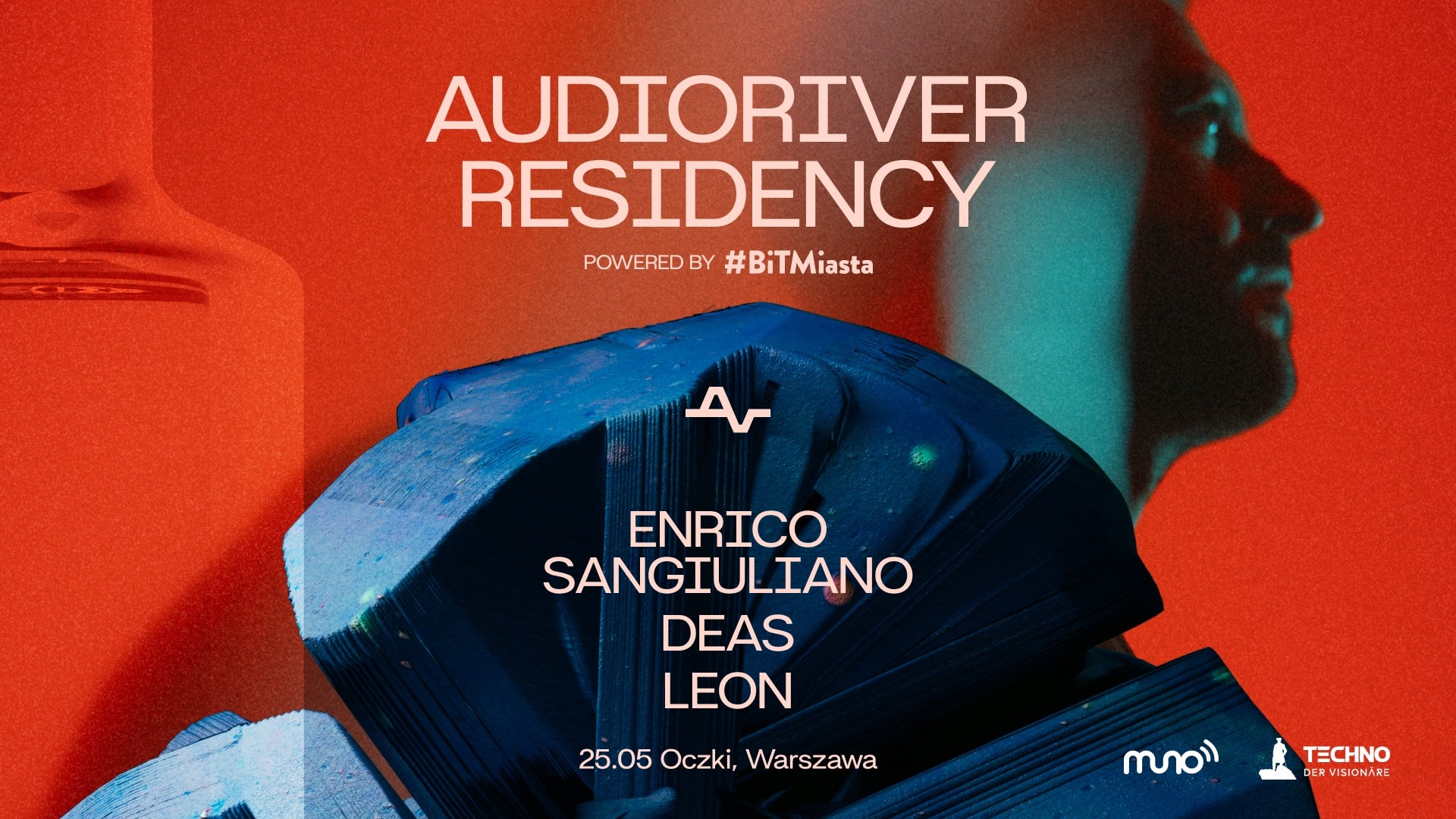 Audioriver Residency pres. Enrico Sangiuliano powered by Bit Miasta | Warszawa